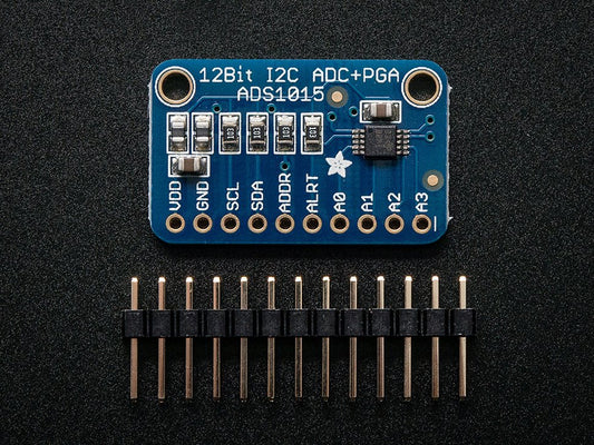 Adafruit ADS1015 12-Bit ADC - 4 Channel with Programmable Gain Amplifier