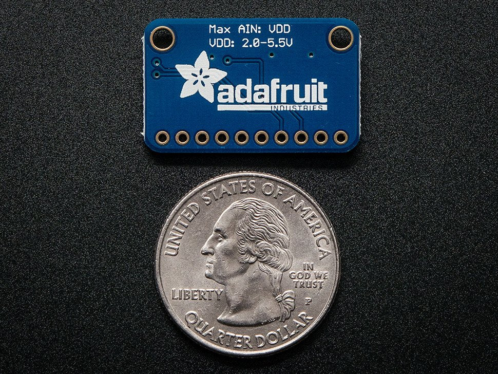 Adafruit ADS1015 12-Bit ADC - 4 Channel with Programmable Gain Amplifier