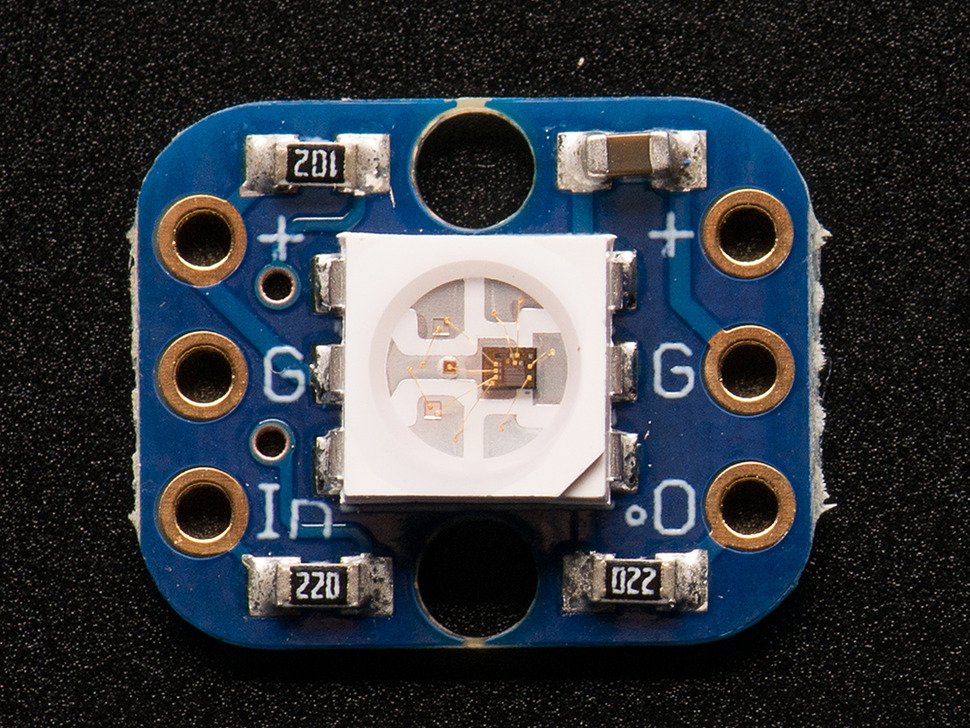 Adafruit Breadboard-friendly RGB NeoPixel LED (4pk)