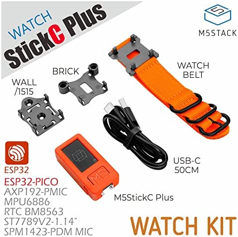 M5StickC Plus with Watch Accessories