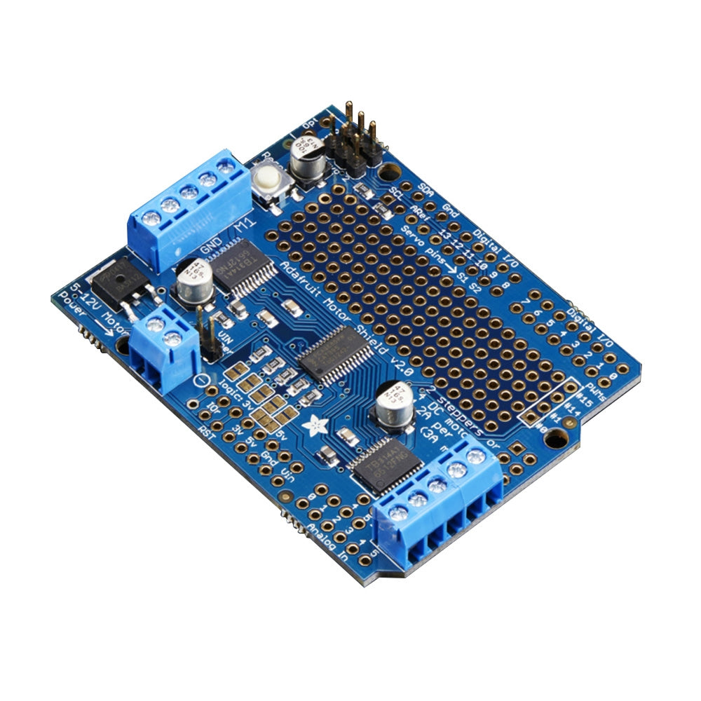 Adafruit Industries Motor/Stepper/Servo Shield for Arduino v2 Kit - v2.3