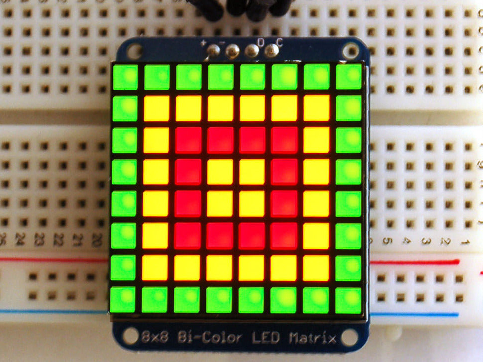 Adafruit i2c Square Bi-colour LED Matrix