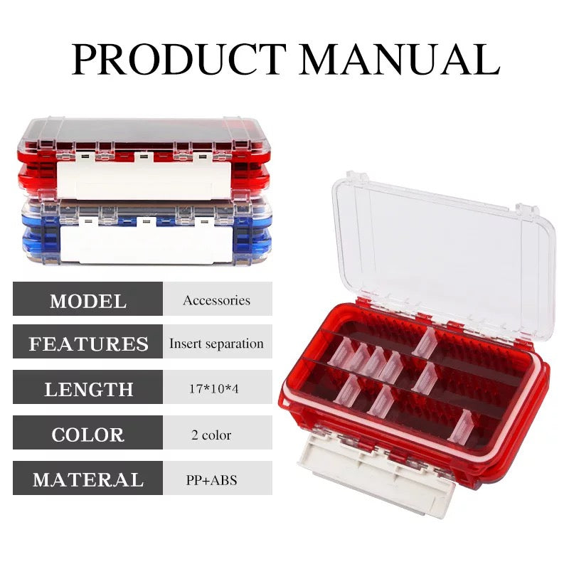 Double-Deck Accessory Box Waterproof Storage Box